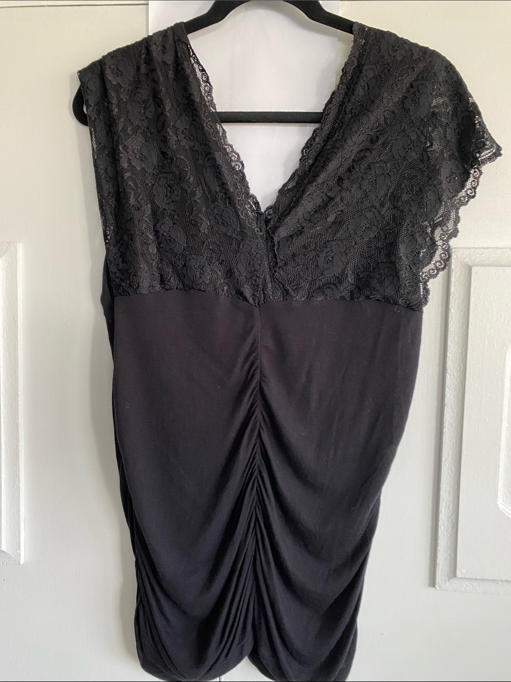 Black Lace Top - Women's